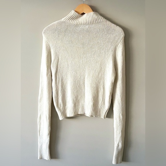 Wilfred Chenille Sweater — Cream (Size S) - Picture 2 of 4